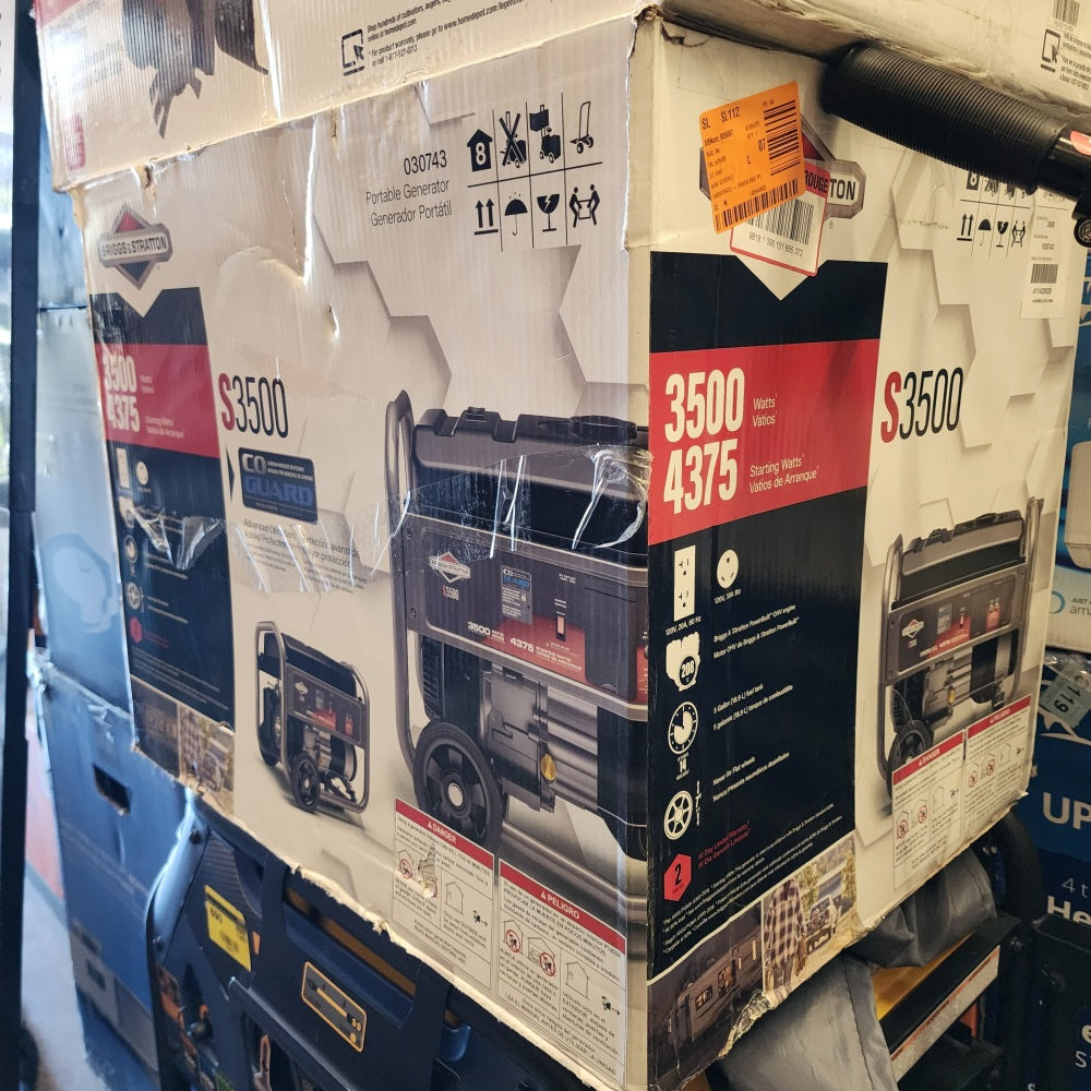 3500 Watt Recoil Start Gasoline Powered Portable Generate 3500 Watt Recoil Start Gasoline Powered Portable Generate